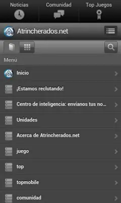 Atrincherados android App screenshot 2